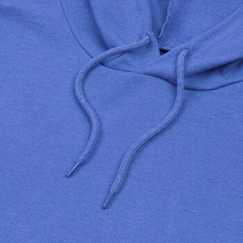 Толстовка с капюшоном унисекс Hoodie, ярко-синий меланж, размер XS