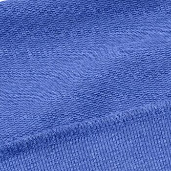 Толстовка с капюшоном унисекс Hoodie, ярко-синий меланж, размер XS