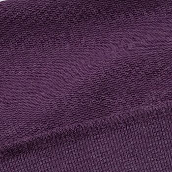Толстовка с капюшоном унисекс Hoodie, фиолетовый меланж, размер S