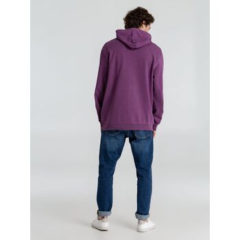 Толстовка с капюшоном унисекс Hoodie, фиолетовый меланж, размер XS