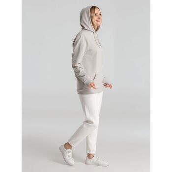 Толстовка с капюшоном унисекс Hoodie, дымчато-серая, размер S
