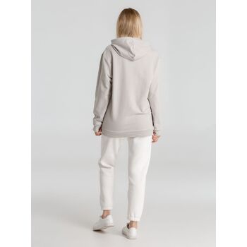 Толстовка с капюшоном унисекс Hoodie, дымчато-серая, размер S