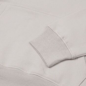 Толстовка с капюшоном унисекс Hoodie, дымчато-серая, размер XS