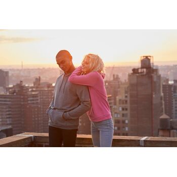 Толстовка с капюшоном женская Hoodie, красная, размер S