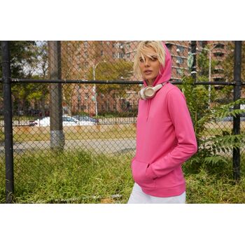 Толстовка с капюшоном женская Hoodie, лиловая, размер L