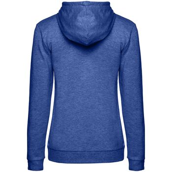 Толстовка с капюшоном женская Hoodie, ярко-синий меланж, размер L