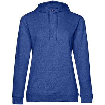 Толстовка с капюшоном женская Hoodie, ярко-синий меланж, размер XL