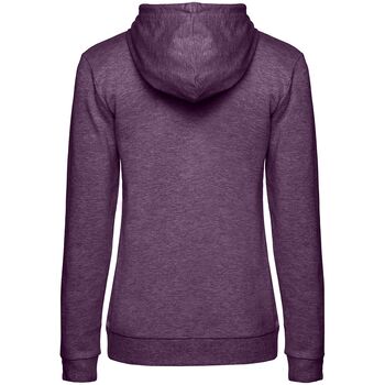 Толстовка с капюшоном женская Hoodie, фиолетовый меланж, размер XL