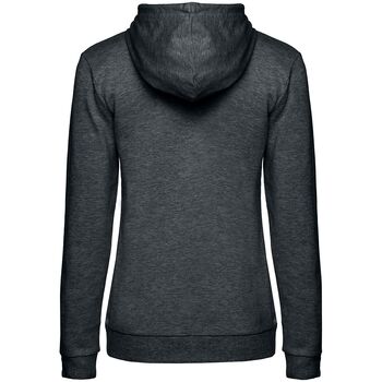 Толстовка с капюшоном женская Hoodie, серый меланж (антрацит), размер XXL