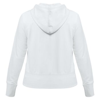Толстовка женская Hooded Full Zip белая, размер XS