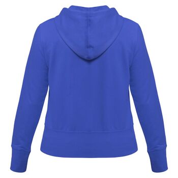 Толстовка женская Hooded Full Zip ярко-синяя, размер L