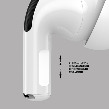 Беспроводные наушники с микрофоном Air Pro 2 ANC, TWS, BT 5.3, 300 мАч, ANC, QI, белый, Deppa