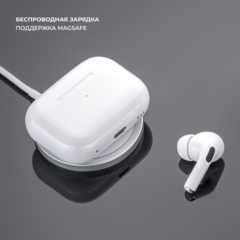 Беспроводные наушники с микрофоном Air Pro 2 ANC, TWS, BT 5.3, 300 мАч, ANC, QI, белый, Deppa