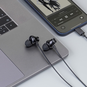 Стереогарнитура Stereo Aura ANC, USB-C, черный, Deppa