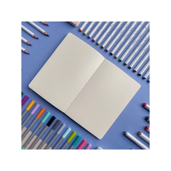 Скетчбук "Sketch & Art" в мягком переплете 140х210 мм, 100 л. бежевой бумаги 100 гр., розовый