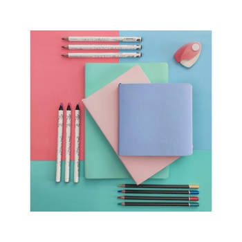 Скетчбук "Sketch & Art" в мягком переплете 140х210 мм, 100 л. бежевой бумаги 100 гр., розовый