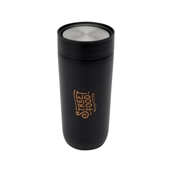 Camden кружка из нержавеющей стали, сертифицированный RCS, 350 м, сплошной черный