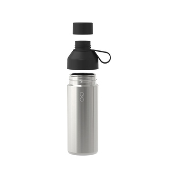 Бутылка для воды Ocean Bottle Lite объемом 620 мл, сплошной черный