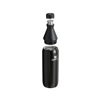 Бутылка для воды Stanley All Day Slim объемом 600 мл - черный глянцевый