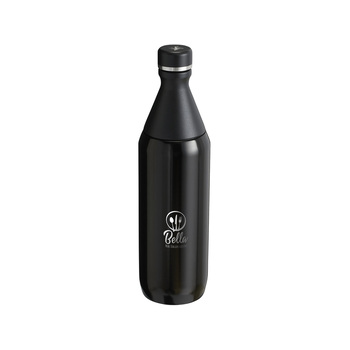 Бутылка для воды Stanley All Day Slim объемом 600 мл - черный глянцевый