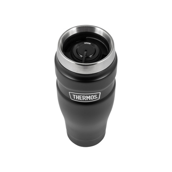 Кружка-термос из нерж. стали тм THERMOS SK1005BK (Matte Black) 0.47L, черный