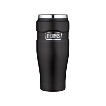 Кружка-термос из нерж. стали тм THERMOS SK1005BK (Matte Black) 0.47L, черный