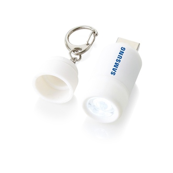 Мини-фонарь "Avior" с зарядкой от USB, белый