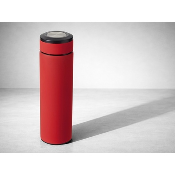 Вакуумный термос "Vacuum Flask C1", soft touch, 420мл, красный