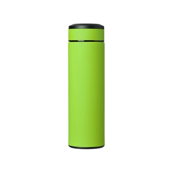 Вакуумный термос "Vacuum Flask C1", soft touch, 420мл, зеленое яблоко