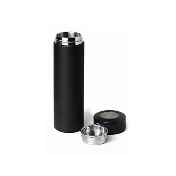 Вакуумный термос "Vacuum Flask C1", soft touch, 420мл, черный
