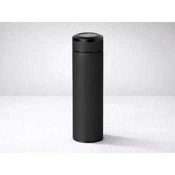 Вакуумный термос "Vacuum Flask C1", soft touch, 420мл, черный
