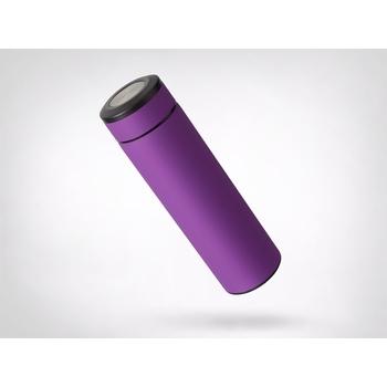 Вакуумный термос "Vacuum Flask C1", soft touch, 420мл, фиолетовый