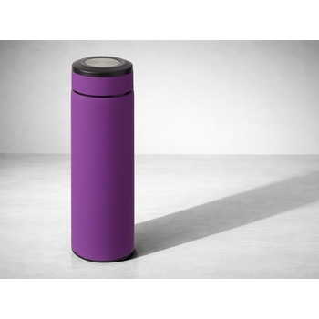 Вакуумный термос "Vacuum Flask C1", soft touch, 420мл, фиолетовый