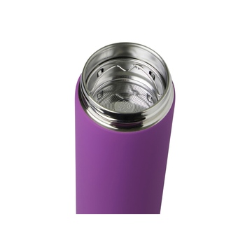 Вакуумный термос "Vacuum Flask C1", soft touch, 420мл, фиолетовый