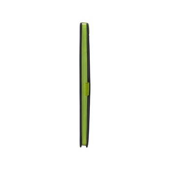 Блокнот Color edge A5, черный/лайм