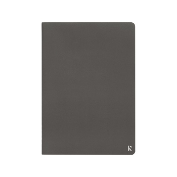 Комплект из двух блокнотов Karst формата A5 с листами из каменной бумаги, slate grey