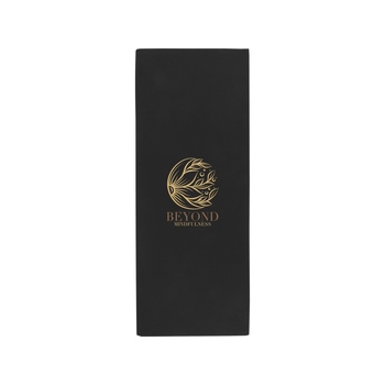 Althea спортивное полотенце 30х80 см - сплошной черный