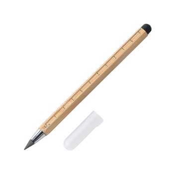 Вечный карандаш "Sicily Bamboo" из бамбука со стилусом и линейкой