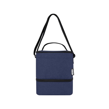 Tundra, сумка-холодильник из переработанного PET-пластика, для обеда, на 9 банок - Heather navy