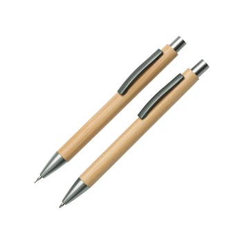 Набор ручка и механический карандаш "Tender bamboo", натуральный