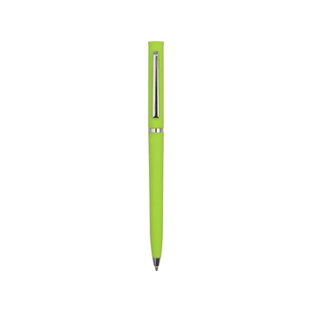 Ручка шариковая "Navi" soft-touch, зеленое яблоко