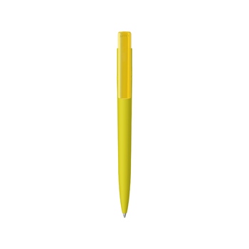 Шариковая ручка "RECYCLED PET PEN PRO K transparent GUM" soft-touch, желтый