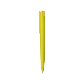 Шариковая ручка "RECYCLED PET PEN PRO K transparent GUM" soft-touch, желтый