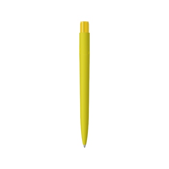 Шариковая ручка "RECYCLED PET PEN PRO K transparent GUM" soft-touch, желтый