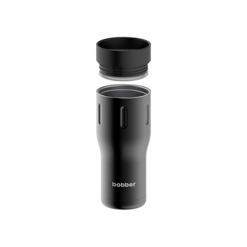 Термос питьевой, вакуумный, бытовой, тм "bobber". Объем 0,47 литра. Артикул Tumbler-470 Black Coffee