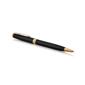 Ручка шариковая «Parker Sonnet Core Matte Black GT», черный/золотистый