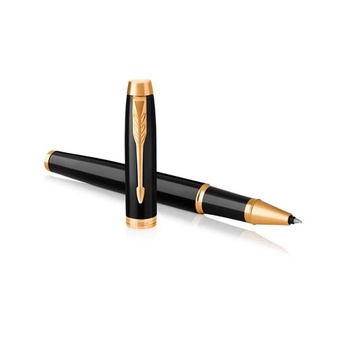 Ручка роллер «Parker IM Core Black GT», черный/золотистый
