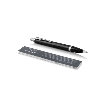 Ручка шариковая «Parker IM Core Black CT», черный/серебристый