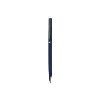 Ручка шариковая автоматическая BrunoVisconti® "PALERMO" цвет корпуса темно-синий, soft-touch, 0.7 мм