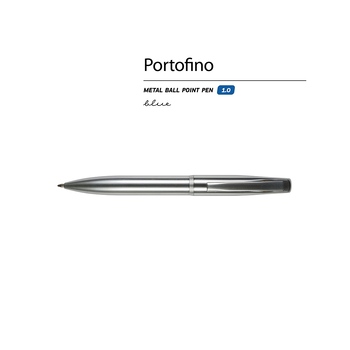 Ручка металлическая шариковая "Portofino", серебристый